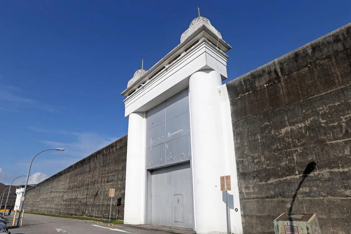Changi Prison walls